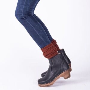 MAGUBA Auckland Black Leather Clog Boot | 37